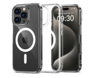 Etui do telefonów TECH-PROTECT Flexair Hybrid Magsafe do iPhone 16 Pro Max Clear 5906302311491
